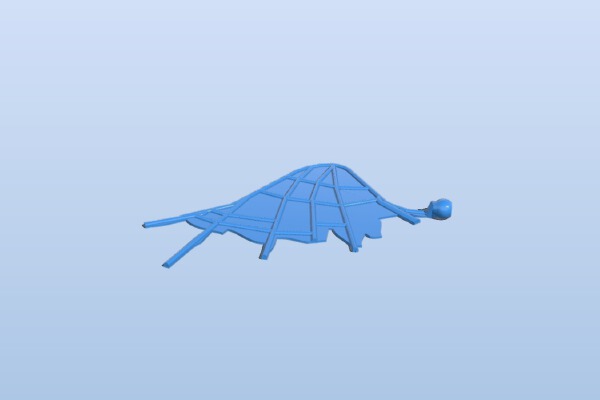 Mokujin Action Figure with Stand | 3d print model