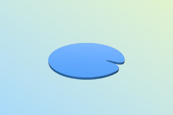 Lily Pad for Treefrog | 3d print model