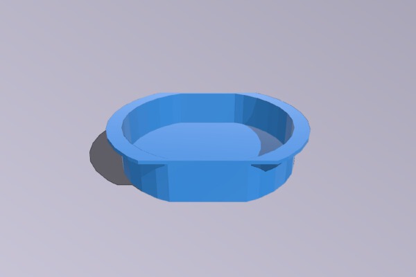 Water bowl for bird feeder | 3d print model