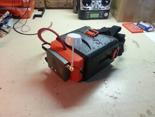 Quanum V1 Goggles wiring cover | 3d print model