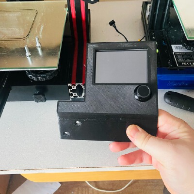 Holder TFT35 V3 reinforced for Ender 3 _ Ender 3 pro | 3d print model