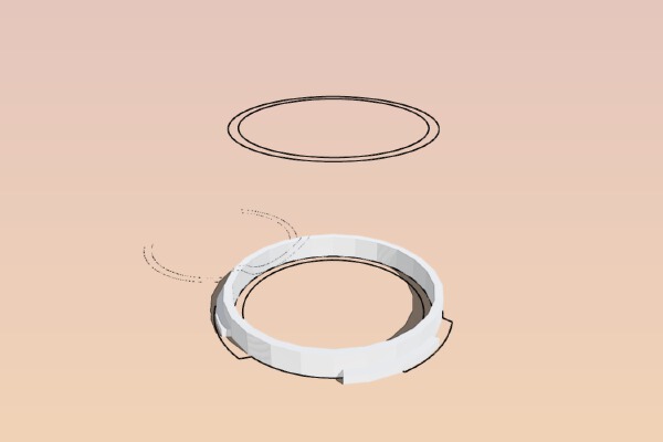 m4_3 to 1.25 inch adapter for astrophotography | 3d print model