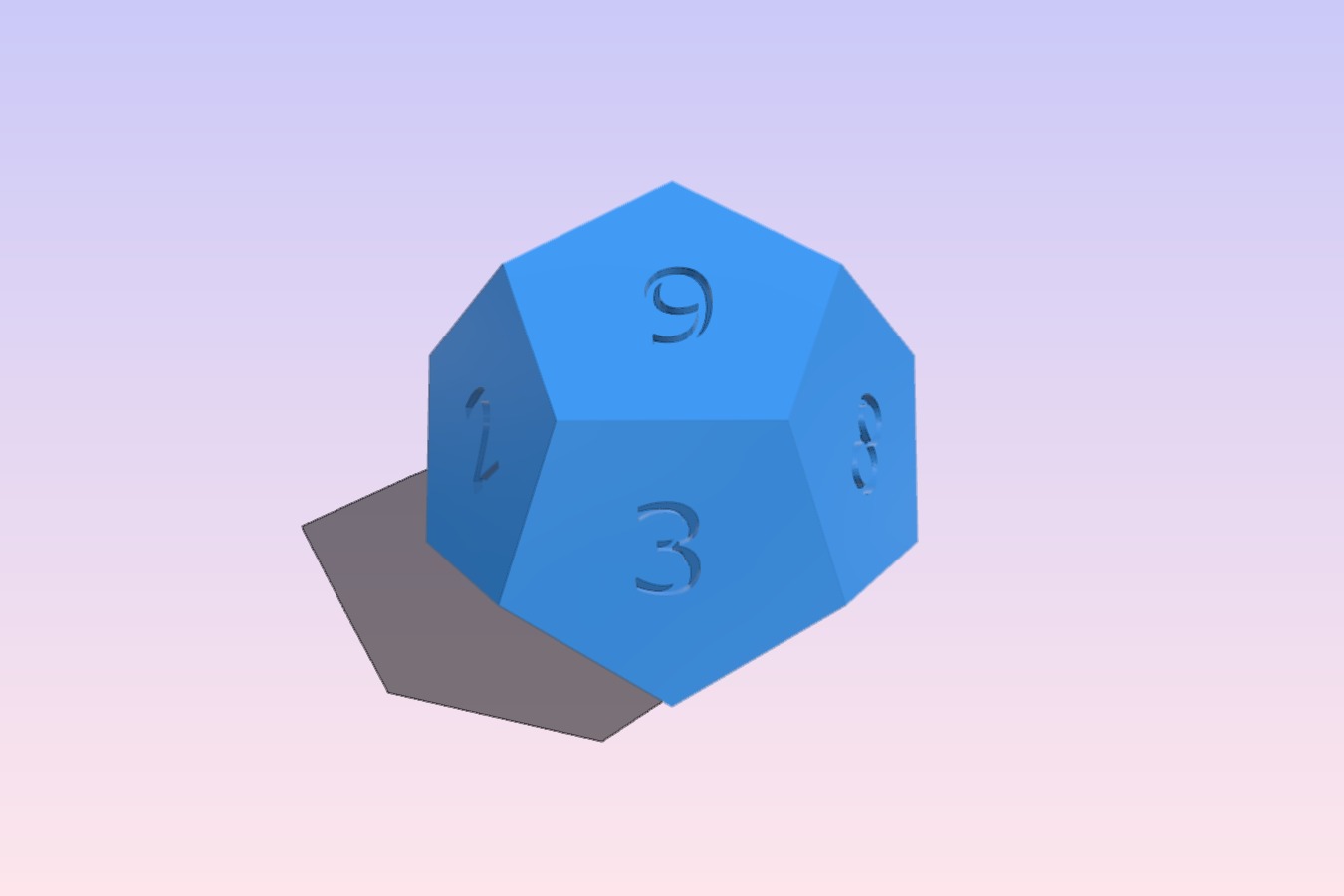 Twelve-Sided Die