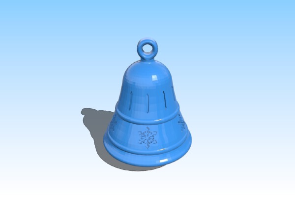 Christmas bell ornament – with hidden compartment | 3d print model