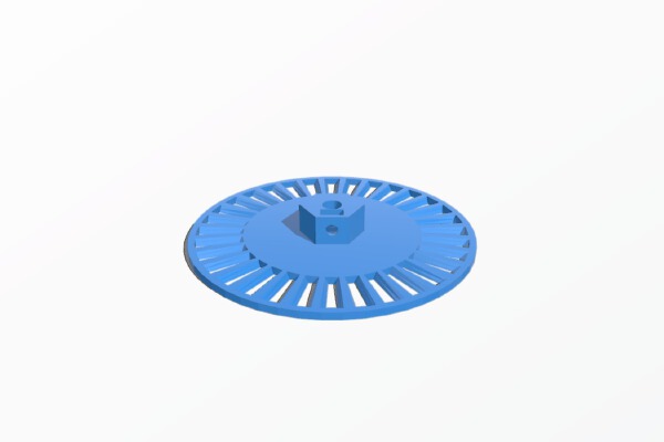 slotted wheel | 3d print model
