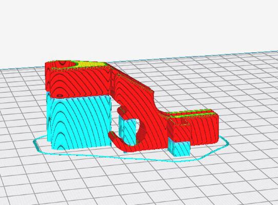 Filament guide support cable U20 | 3d print model