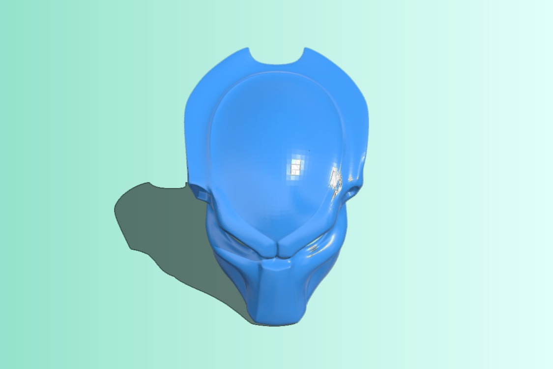 Predator Bio Mask (adult version) one piece model. Files to download