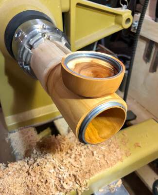 Woodturning: Threaded rings for turning boxes | 3d print model