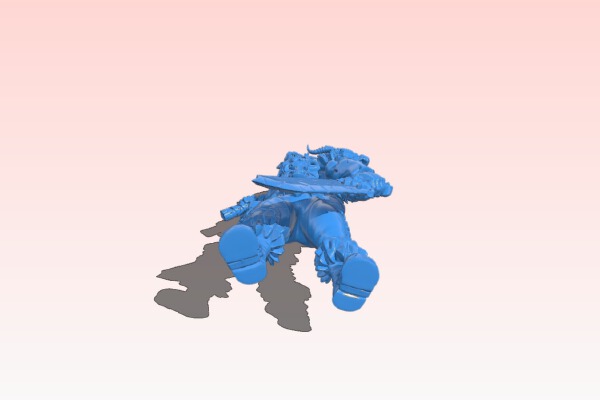 Orc Barbarian | 3d print model