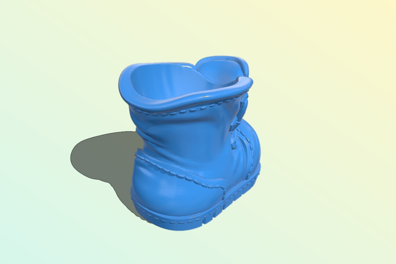 Boot Planter With Drain Holes