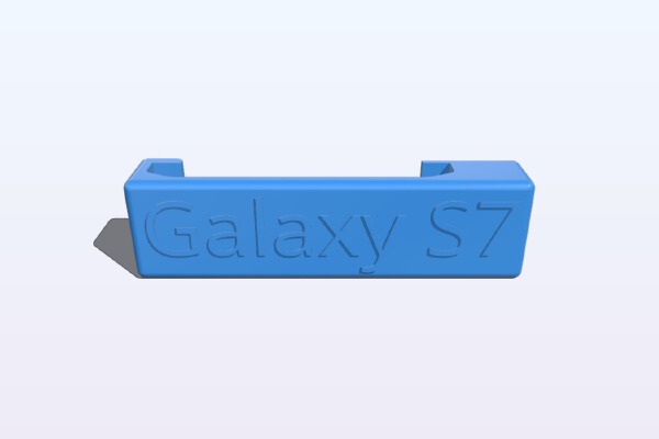 Samsung S7 tripod support | 3d print model