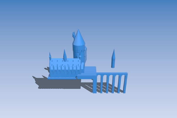 (Part of) Hogwarts | 3d print model