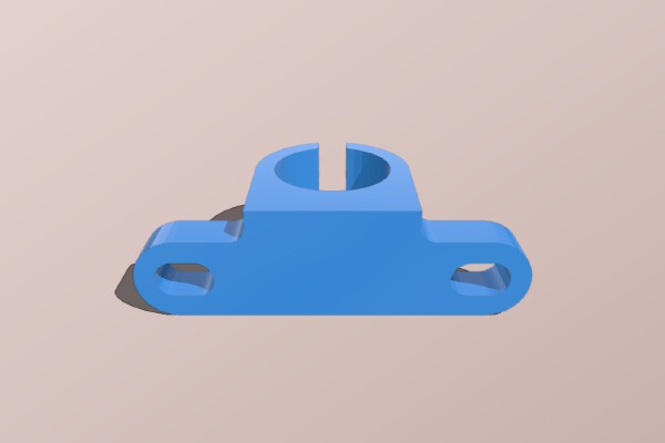 Lulzbot _ Mendel - Linear Bearing Mount LM8UU for X Carriage | 3d print model