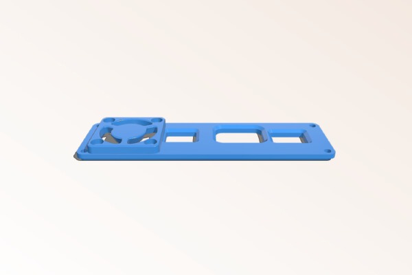 Snapmaker 2.0 PSU-Cover (Back) for Fan 40x40x20 mm | 3d print model