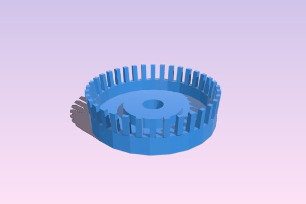 Super Off-Road arcade steering optical encoder wheel | 3d print model