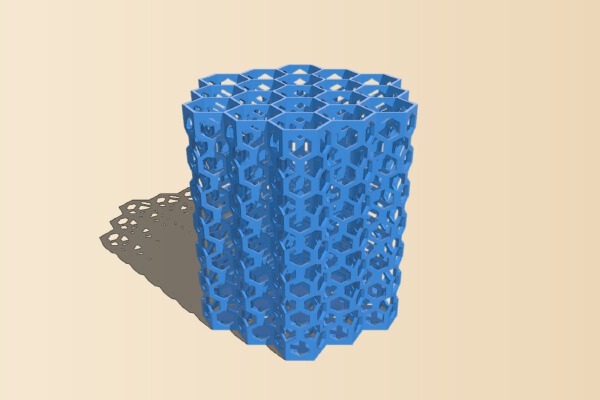 Hex Tray | 3d print model
