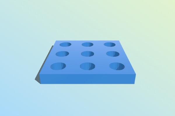 MakeBlock 3x3 Plate | 3d print model