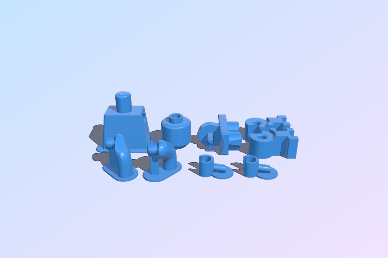 LEGO human optimized for Makergear M3