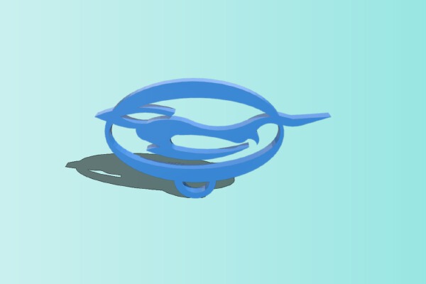 impala rear view hanging symbol | 3d print model