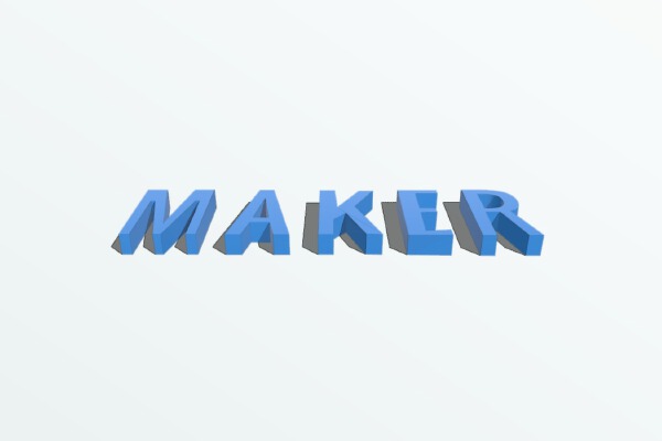 Letras Tarjeta Socio Club Maker Segovia | 3d print model