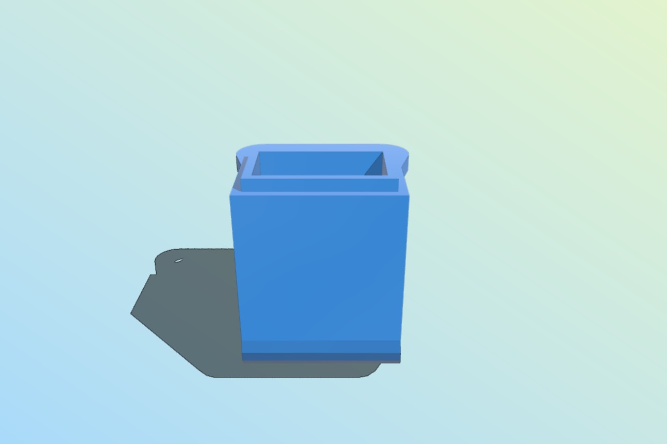 Foxy Cooling Duct: Directs air under a Mendel carriage.