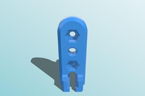 Voxelab Aquila BL Touch Mount with Adjustable Height | 3d print model