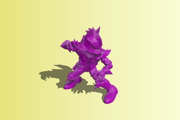 [SSBB] Wolf | 3d print model