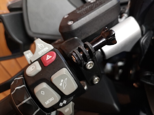GoPro Mount for Clutch Handle for BMW R1200 | 3d print model