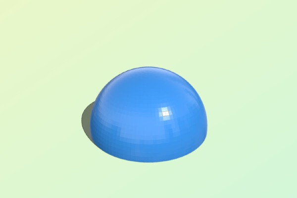 Calibration Hemisphere | 3d print model