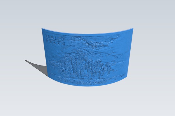 Halo Reach Lithophane | 3d print model