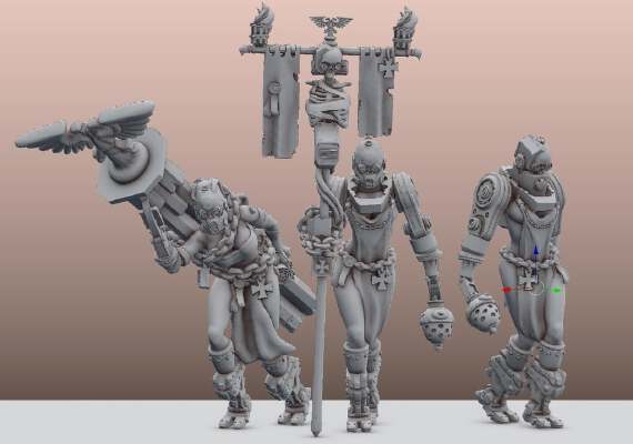 ByteMe Servitors (Happy 500 followers) | 3d print model