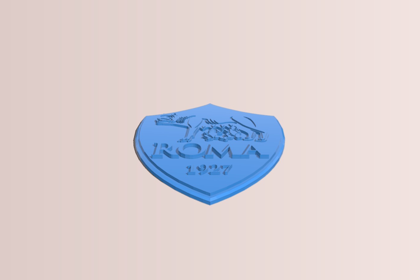 AS Roma shield - multicolors