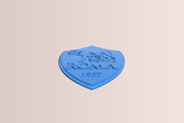 AS Roma shield - multicolors | 3d print model