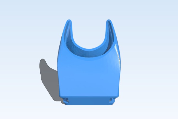 2020 V Rail Hexagon Hot End Carriage Dual Fan BLTouch Mount V1 | 3d print model