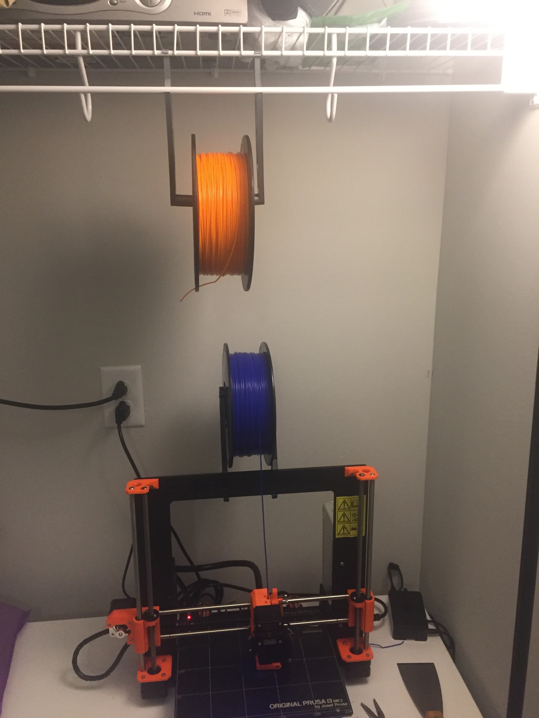 Closet Spool Holder