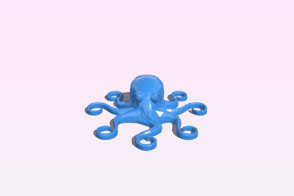 Octopus Magnet | 3d print model