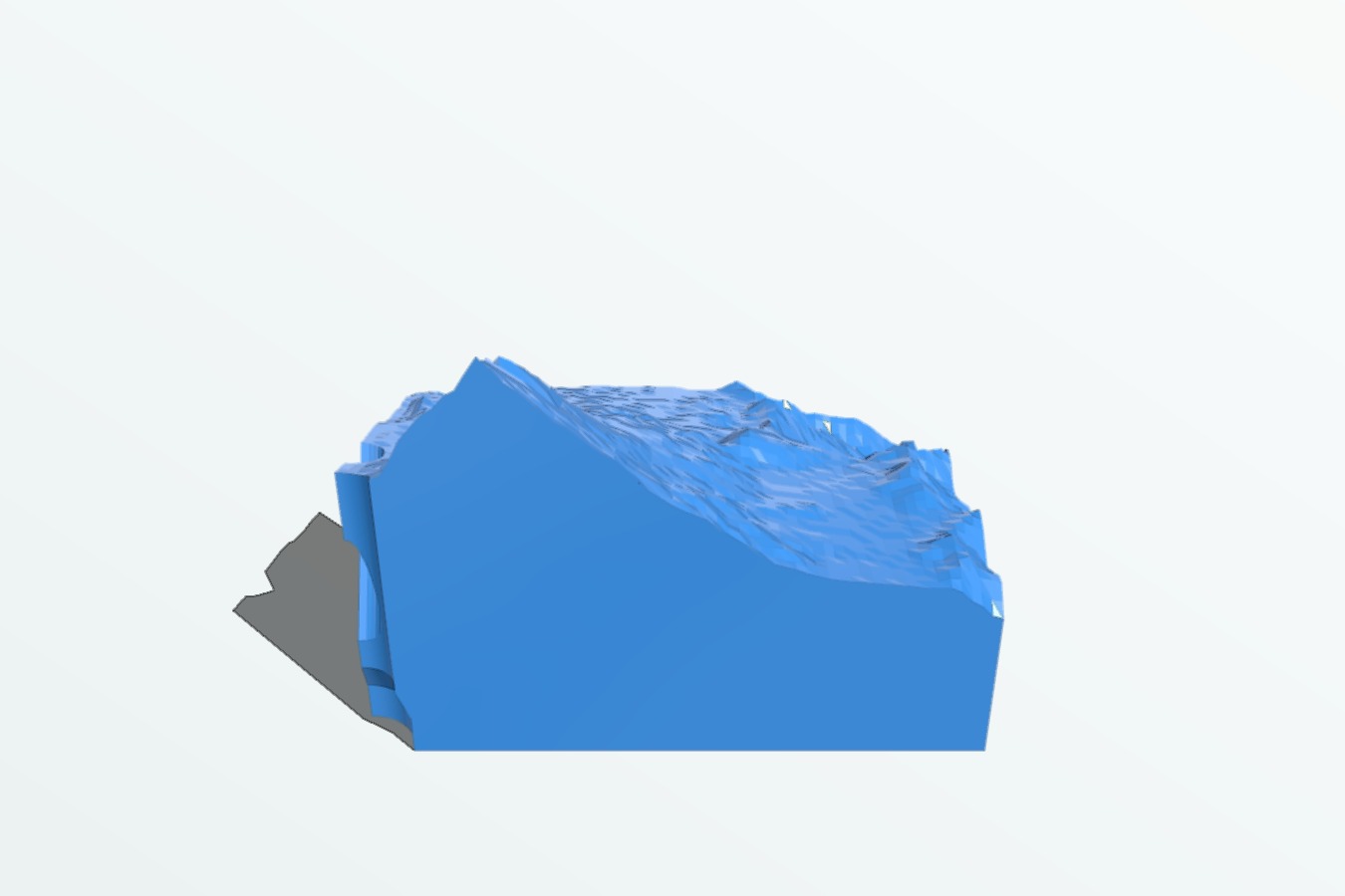 "Working" Mt St Helens Cutaway Model