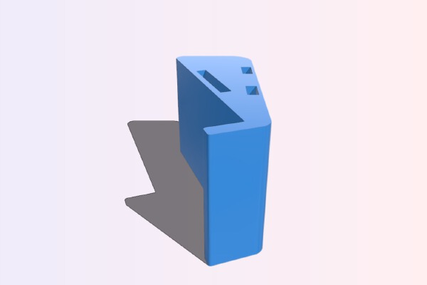 The Simple Angle Mobius_Runcam HD 20 Degree Mount | 3d print model
