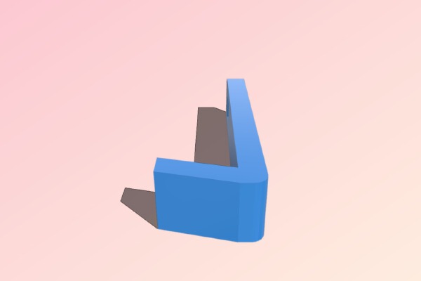 Hook for hanging plant. | 3d print model