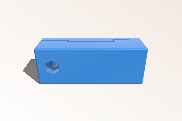 marking gauge (Streichmaß) for 30cm 300mm metal ruler | 3d print model