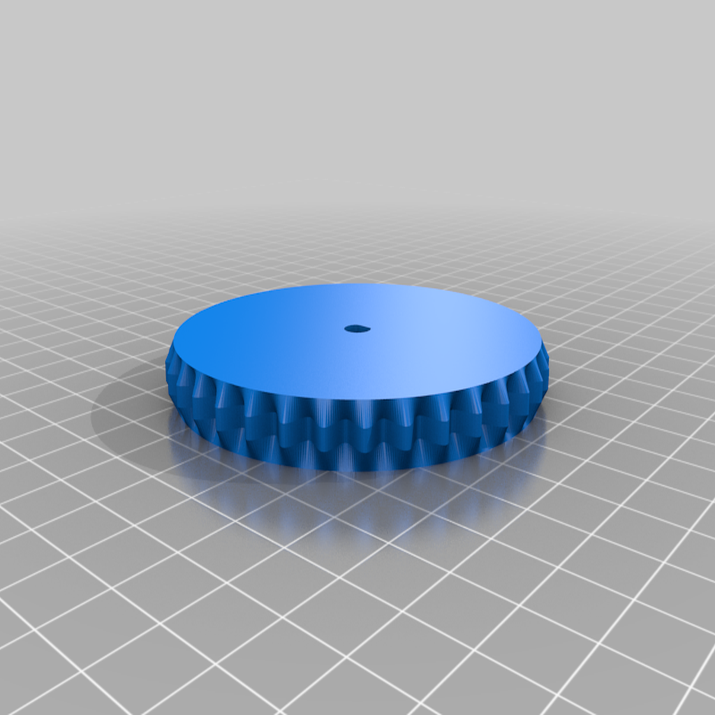 Set of cogs: not full meshing surfaces but axially self locating.
