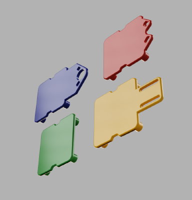 20x20 Vtx Rx mounting trays. | 3d print model