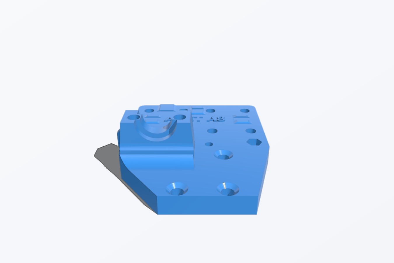 Anet A8 E3DV6(5,5mm)X-Carriage Stock-Position (Radial fan + 18mm Sensor + Fun Duct)