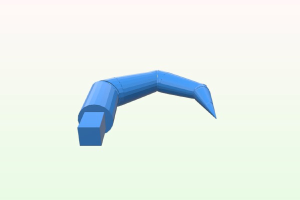 MMPR Mastodon Zord Tusk | 3d print model