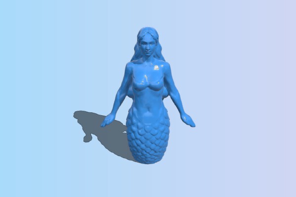 Mermaid Tap Handle | 3d print model