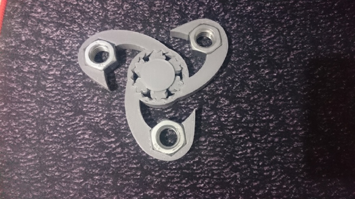 Fidget with 3d printed bearing | 3d print model