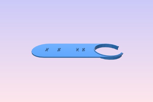 Gauge for electrical outlets _ Gabarit pour prises electriques | 3d print model