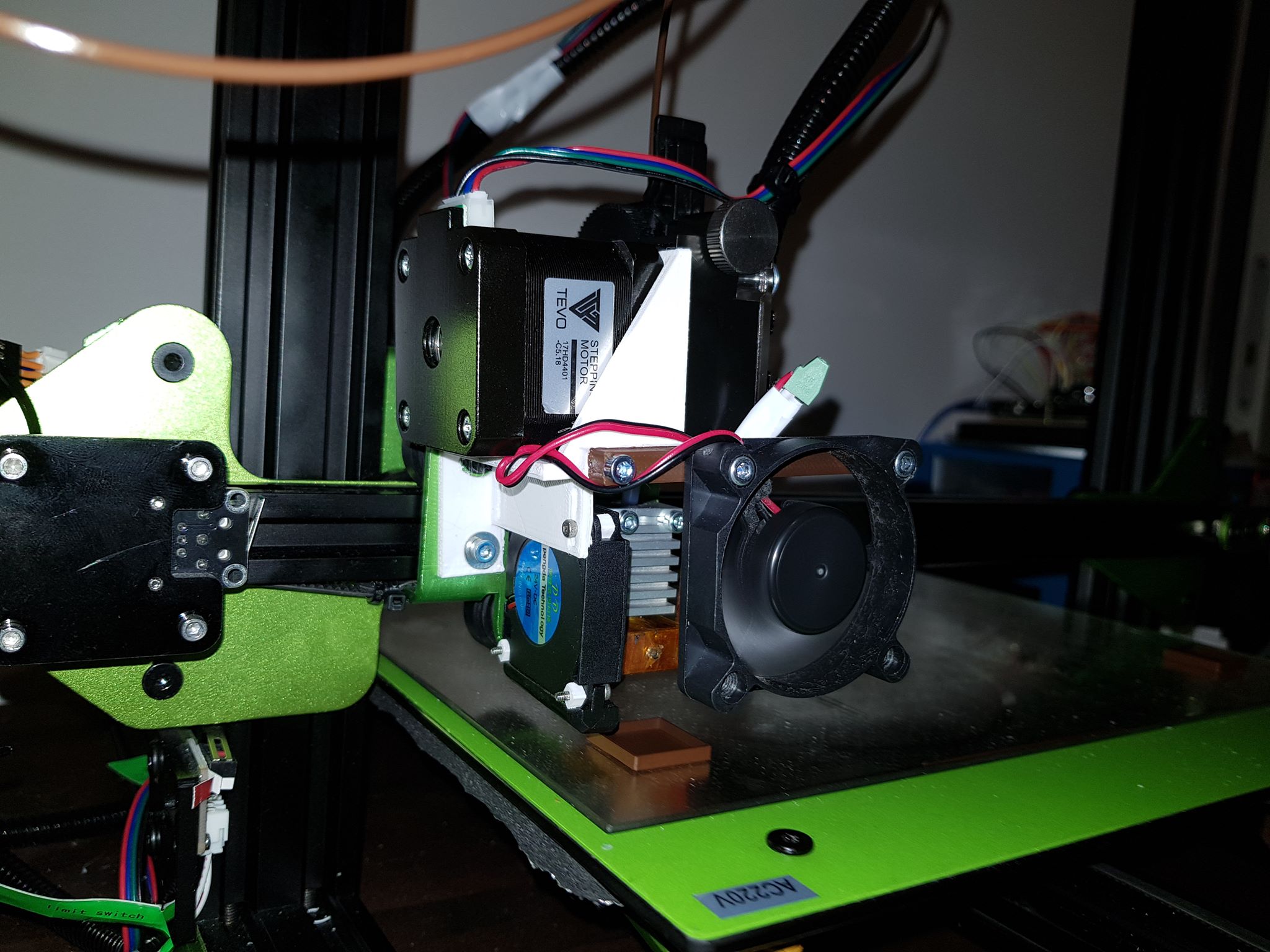 Tevo Tornado direct drive extruder