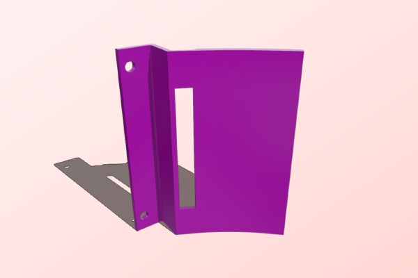 Mount clip for GTI down panels, Golf Mk2 | 3d print model
