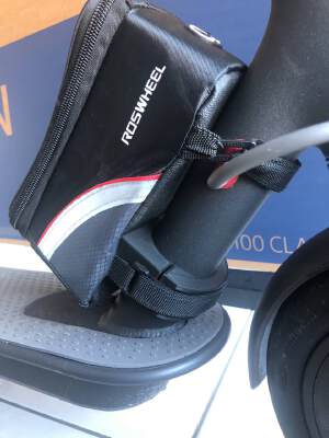 Xiaomi m365 Clamp (scooter Frame Mounting) to add a box or bag  - Plateau et Collier de serrage pour rajout de boite ou sac | 3d print model